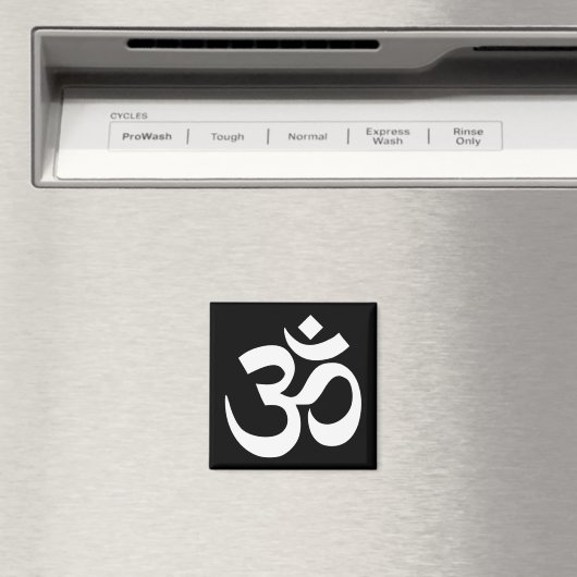 Schwarz-Weiß-Symbol Magnet (In Situ (Geschirrspüler))