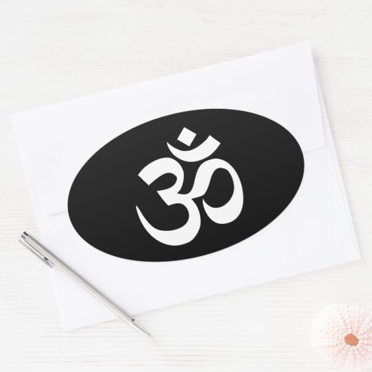 Schwarz-Weiß-Symbol Ovaler Aufkleber (Umschlag)