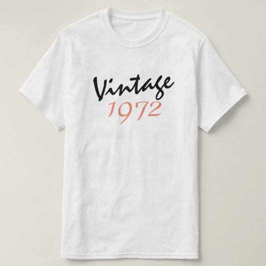 Schwarz-Weiß-T - Shirt 1972 (Design vorne)