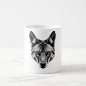 Schwarz-Weiß-T - Shirt Kaffeetasse (Mittel)