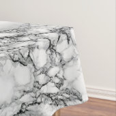 Schwarz-Weiß-Tablette mit individuellem Buchstaben Tischdecke (Beispiel)