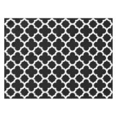 Schwarz-Weiß-Tablette Tischdecke (Vorderseite (Horizontal))