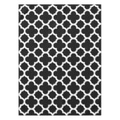 Schwarz-Weiß-Tablette Tischdecke (Vorderseite)