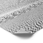 Schwarz-Weiß-Tal Sanddünen Poster (Ecke)