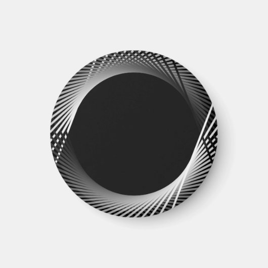 Schwarz-Weiß-Tanzien. Magnet (Vorne)