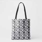 Schwarz-weiß-Tarnmuster Tasche (Vorderseite)