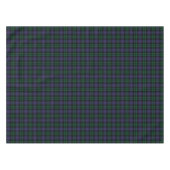 Schwarz-Weiß-Tartan, Karo Tischdecke (Vorderseite (Horizontal))