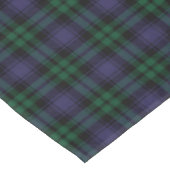 Schwarz-Weiß-Tartan, Karo Tischdecke (Schrägansicht)