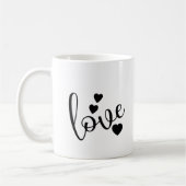 Schwarz-Weiß-Tasse Kaffeetasse (Links)