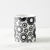 Schwarz-Weiß-Tasse Kaffeetasse (Mittel)