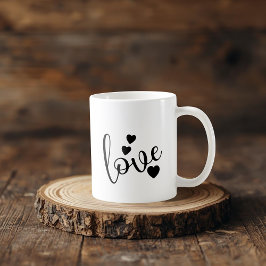 Schwarz-Weiß-Tasse Kaffeetasse