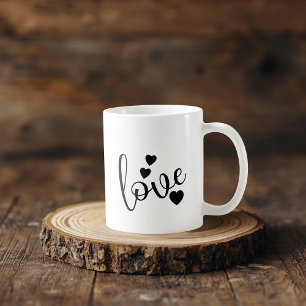 Schwarz-Weiß-Tasse Kaffeetasse
