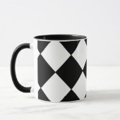 Schwarz-Weiß-Tasse Tasse (Links)