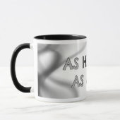 Schwarz-Weiß-Tasse Tasse (Links)