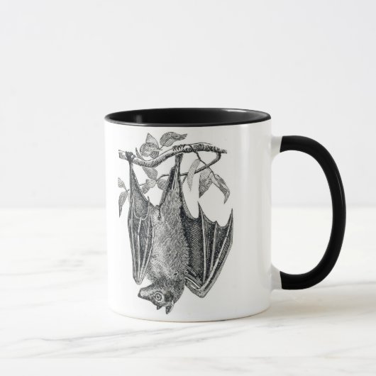 Schwarz-Weiß-Tasse Vintag Hangbat Tasse (Rechts)