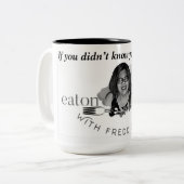 Schwarz-Weiß-Tasse Zweifarbige Tasse (Vorderseite Links)