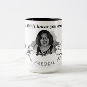 Schwarz-Weiß-Tasse Zweifarbige Tasse (Mittel)