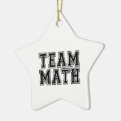 Schwarz-Weiß-Teammatte Keramikornament (Links)
