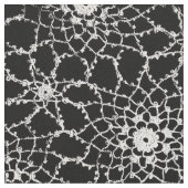 Schwarz-Weiß-Teppichgewebe Stoff (Nahaufnahme)