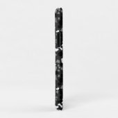 Schwarz-Weiß-Terrazzo Minimal moderne Case-Mate iPhone Hülle (Hinten/Rechts)