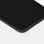 Schwarz-Weiß-Text und solide Farbgestaltung Schreibtischunterlage (Ecke)