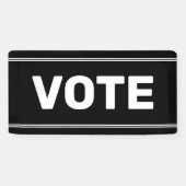 Schwarz-Weiß-Text wählen Banner (Horizontal)