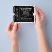 Schwarz-Weiß-Ticket-Flyer, Sonderdruck Flyer (Gruppe)