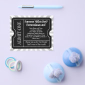 Schwarz-Weiß-Ticket-Flyer, Sonderdruck Flyer (Einzeln)