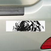 Schwarz-Weiß-Tiger-Autoaufkleber Autoaufkleber (Auf Auto)