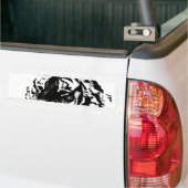 Schwarz-Weiß-Tiger-Autoaufkleber Autoaufkleber (Auf Lkw)