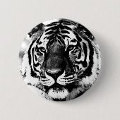 Schwarz-Weiß-Tiger Button (Vorderseite)