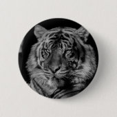 Schwarz-Weiß-Tiger Button (Vorderseite)