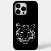 Schwarz-Weiß-Tiger Case-Mate iPhone Hülle (Rückseite)