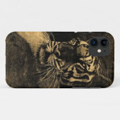 Schwarz-Weiß-Tiger Case-Mate iPhone Hülle (Rückseite (Horizontal))