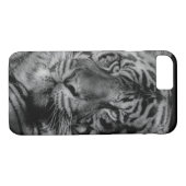 Schwarz-Weiß-Tiger Case-Mate iPhone Hülle (Rückseite (Horizontal))
