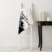 Schwarz-Weiß-Tiger-Gepäck-Anhänger dreimal wallet Sherpadecke (Beispiel)