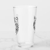 Schwarz-Weiß-Tiger Glas (Rechts)