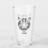 Schwarz-Weiß-Tiger Glas (Vorderseite)