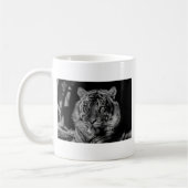 Schwarz-Weiß-Tiger Kaffeetasse (Links)