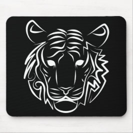 Schwarz-Weiß-Tiger Mousepad