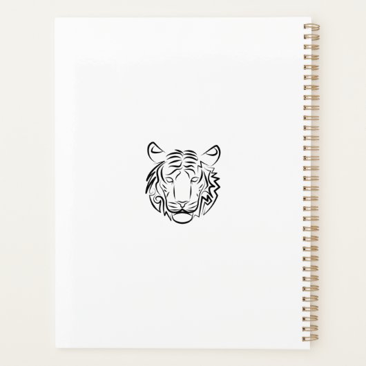 Schwarz-Weiß-Tiger Planer (Rückseite)