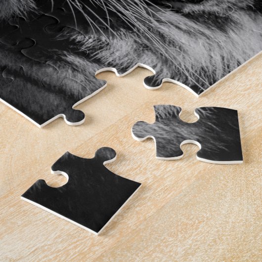 Schwarz-Weiß-Tiger Puzzle (Seite)