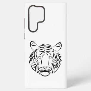 Schwarz-Weiß-Tiger Samsung Galaxy Hülle