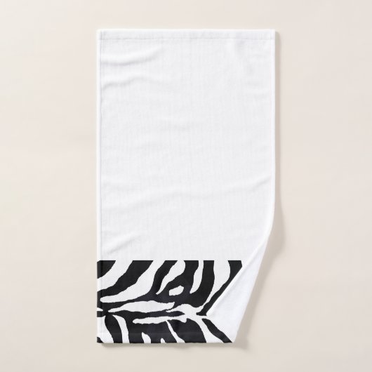 Schwarz-Weiß-Tiger-Set Handtuchhalter Badhandtuch Set (Handtuch)