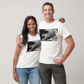 Schwarz-Weiß-Tiger T-Shirt (Unisex)