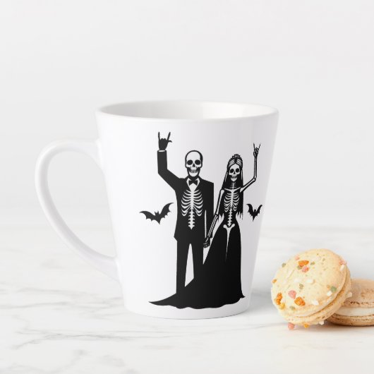 Schwarz-Weiß-Til-Tod Milchtasse (Beispiel)