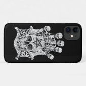 Schwarz-Weiß-Tintenfisch Zeichnend Skulpturen Case-Mate iPhone Hülle (Rückseite (Horizontal))