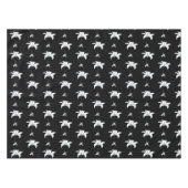 Schwarz-weiß Tischdecke (Vorderseite (Horizontal))