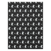 Schwarz-weiß Tischdecke (Vorderseite)