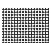 Schwarz-Weiß-Tischsportarten Tischdecke (Vorderseite (Horizontal))